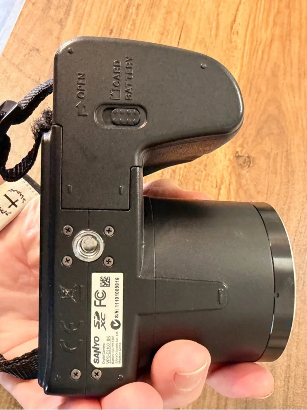 Sanyo Black 21x Optical Zoom Digital Camera